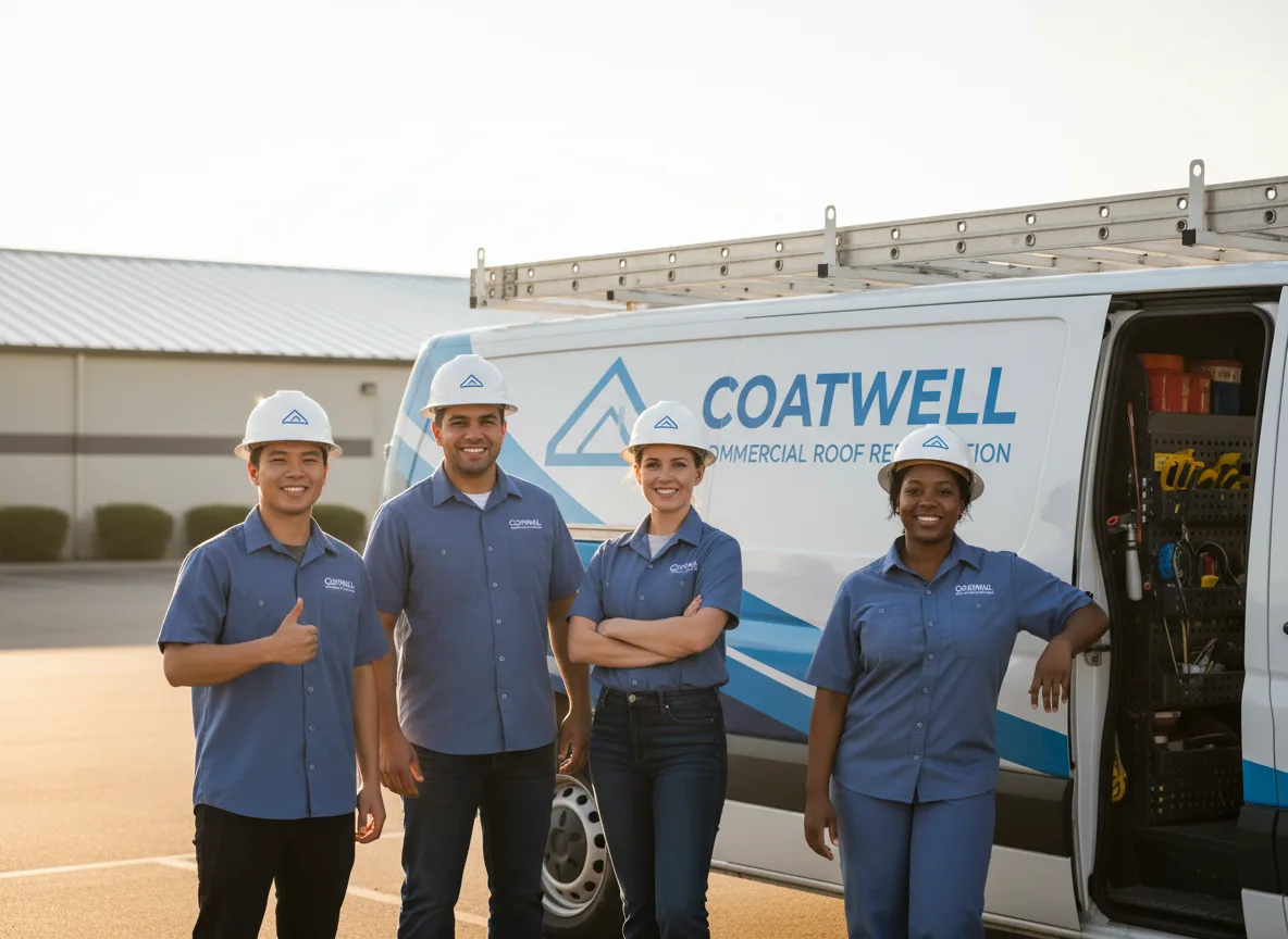Commercial roof coating company in Roxana, IL